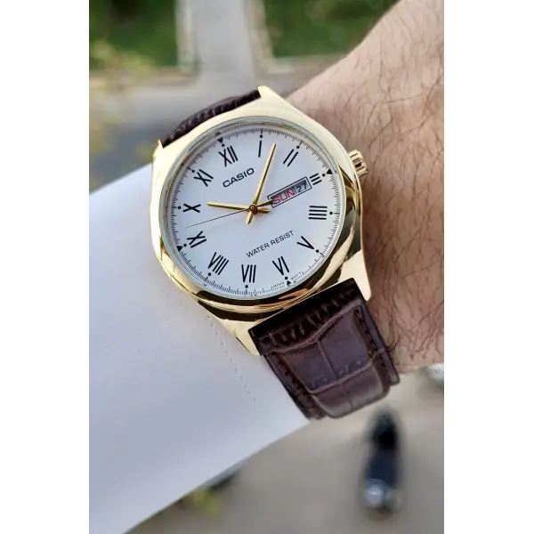 Casio CSISTE118 Kahverengi Renk Erkek Kol Saati