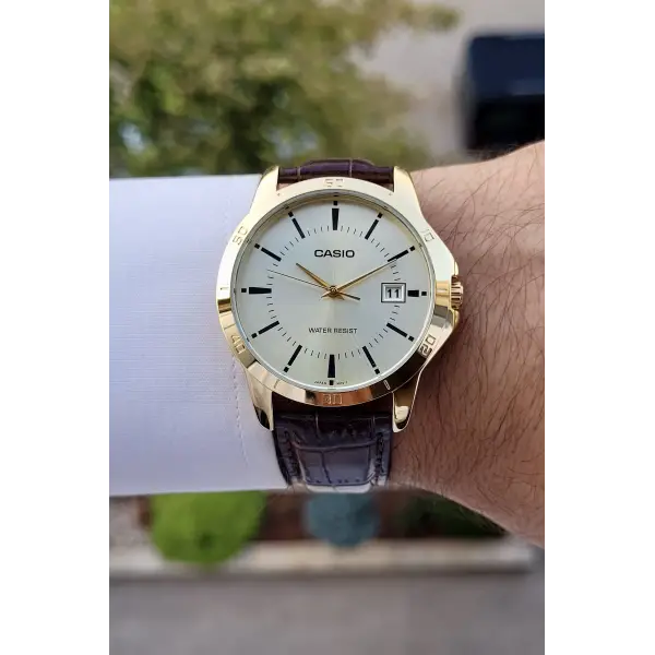 Casio CSISTE87 Kahverengi Renk Hediye Paketli Erkek Kol Saati