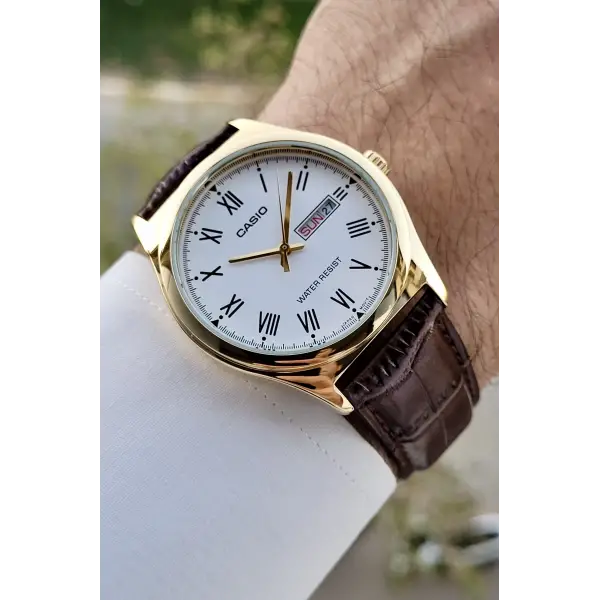 Casio CSISTE118 Kahverengi Renk Erkek Kol Saati