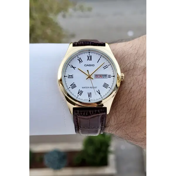 Casio CSISTE118 Kahverengi Renk Erkek Kol Saati