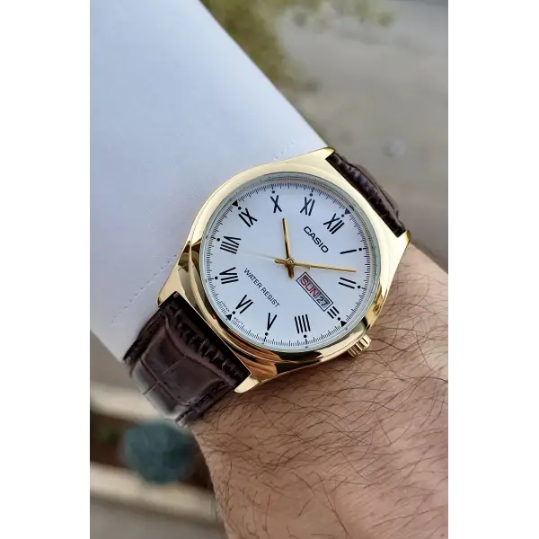 Casio CSISTE118 Kahverengi Renk Erkek Kol Saati