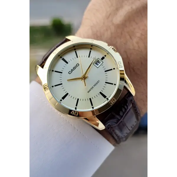 Casio CSISTE87 Kahverengi Renk Hediye Paketli Erkek Kol Saati