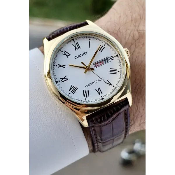 Casio CSISTE118 Kahverengi Renk Erkek Kol Saati