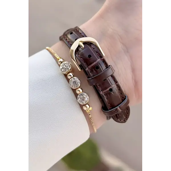 Casio CSISTE216 Casio Kasası Gold Kadranı Siyah Renk Hediye Paketli Kadın Kol Saati