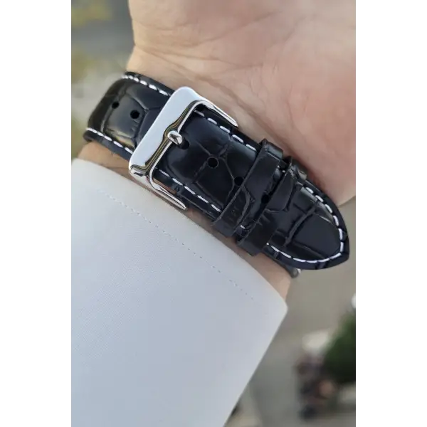 Casio CSISTE116 Kasası Gümüş Kordonu Siyah Renk Erkek Kol Saati