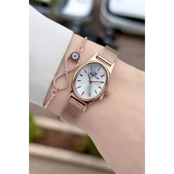 Rose Renk Hediye Paketli 21 Mm Kadın Kol Saati