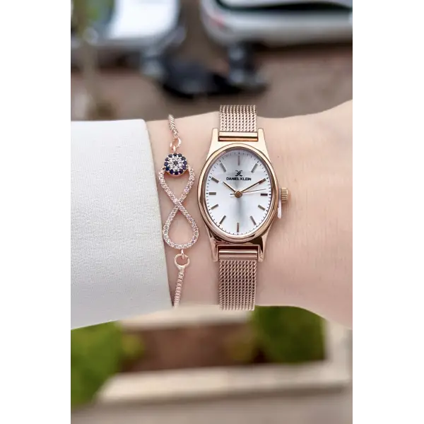 Rose Renk Hediye Paketli 21 Mm Kadın Kol Saati
