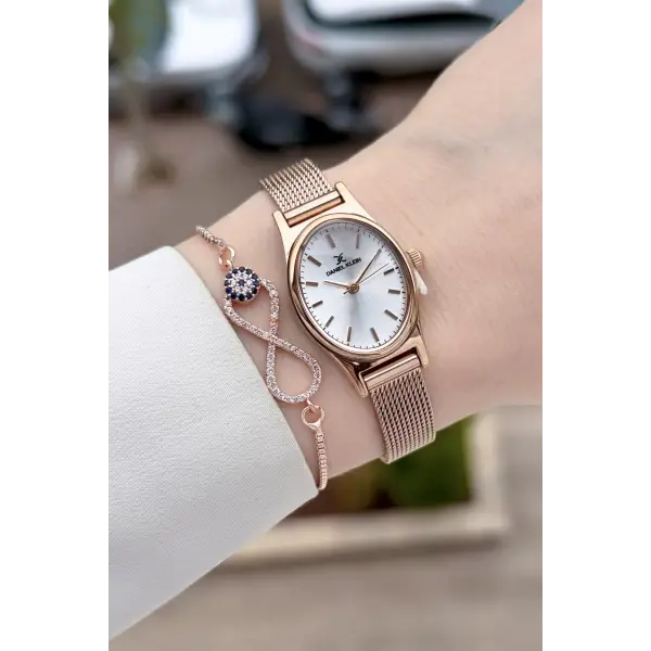 Rose Renk Hediye Paketli 21 Mm Kadın Kol Saati