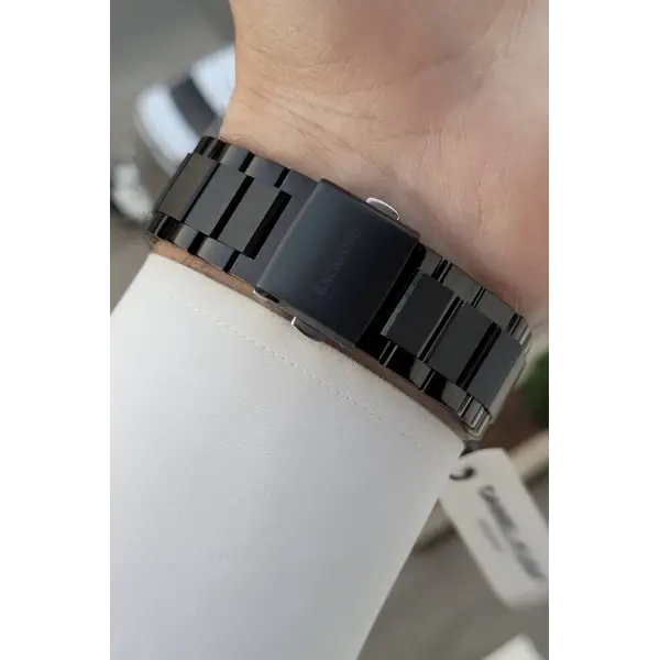 Siyah Renk İç Göstergeleri Aktif Hediye Paketli Erkek Kol Saati