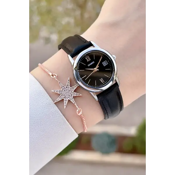 Casio CSISTE147 Siyah Renk Takvimli Kadın Kol Saati