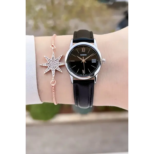 Casio CSISTE147 Siyah Renk Takvimli Kadın Kol Saati
