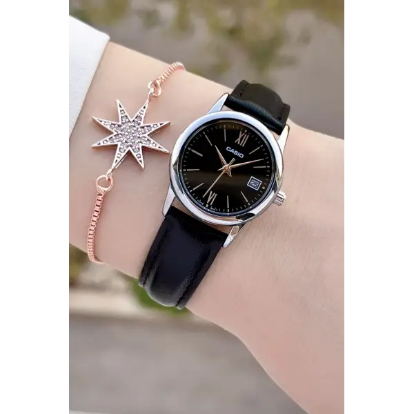 Casio CSISTE147 Siyah Renk Takvimli Kadın Kol Saati