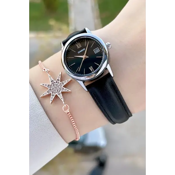 Casio CSISTE147 Siyah Renk Takvimli Kadın Kol Saati