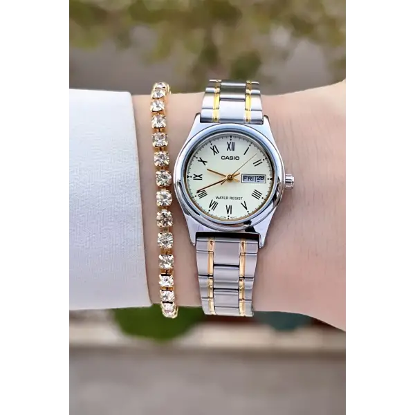 Casio CSISTE143 Takvimli Kadın Kol Saati