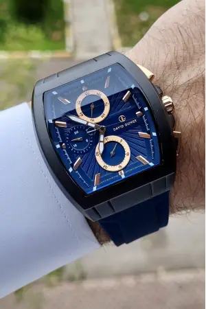 David Guner DGISTE71 Kasası Siyah Kordonu Lacivert Renk İç Göstergeleri Aktif