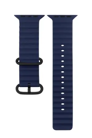 Lacivert Renk Silikon Akıllı Saat Kordonu