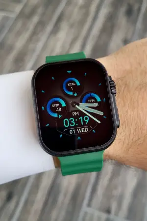 Daniel Klein DKISTE1167 Arama ve Konuşma Özellikli Yeşil Renk Kordonlu Hediye Paketli Akıllı Kol Saati