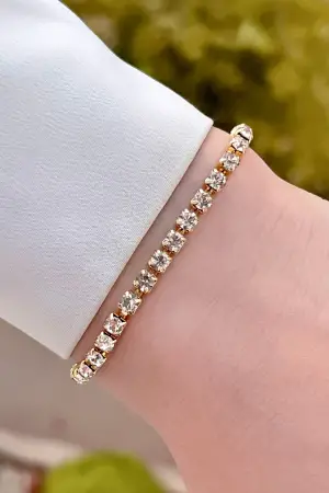 Gold Renk Su Yolu Hediye Paketli Bileklik