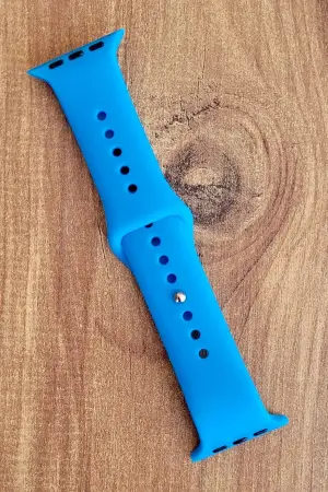 Mavi Renk Watch Uyumlu A Kalite 42mm 44mm 45mm 49mm 1/2/3/4/5/6/se/7/8/Ultra Akıllı Saat Kordonu