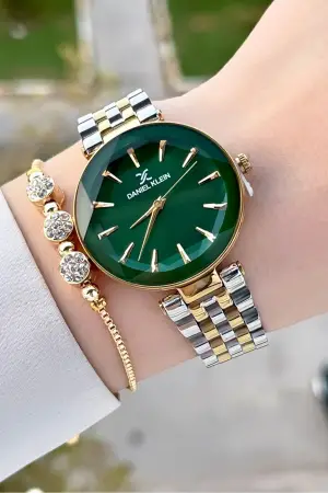 Daniel Klein DK1ISTE1409 Gold Gümüş Renk Hediye Paketli Kadın Kol Saati ve Bileklik