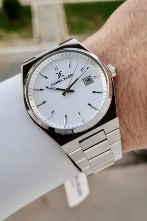 Daniel Klein DKISTE1449 Kadranı ve Kordonu Gümüş Renk Erkek Kol Saati