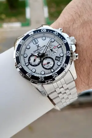 Daniel Klein DKISTE1529 Gümüş Renk 44 mm Fonksiyonlu Erkek Kol Saati