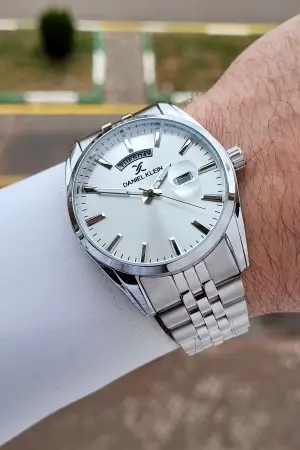 Daniel Klein DKISTE1583 Gümüş Renk 42 mm Erkek Kol Saati