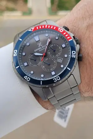 Füme Renk Iç Göstrgeleri Aktif Hediye Paketli Erkek Kol Saati