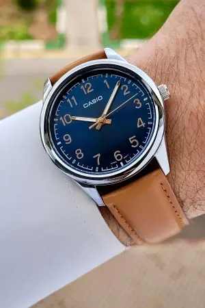 Casio Çelik Deri Kordon Erkek Kadın Kol Saati