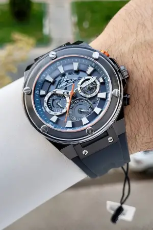 46 Mm Füme Renk İç Göstergeleri Aktif Erkek Kol Saati