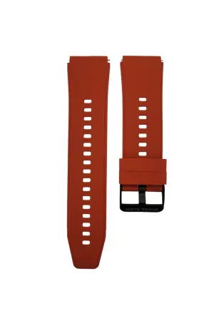 Skarlet Kırmızı Renk Silikon Saat Kordonu