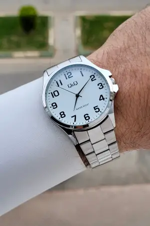 Gümüş Renk 40 mm Erkek Kol Saati