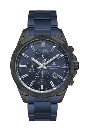 Kasası Siyah Kordonu Lacivert Renk 46 Mm İç Göstergeleri Aktif Fonksiyonlu Erkek Kol Saati