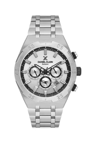 Gümüş Renk 44 mm İç Göstergeleri Aktif Erkek Kol Saati