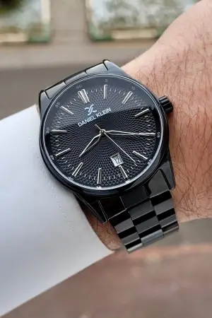 Siyah Renk 43 mm Hediye Paketli Erkek Kol Saati