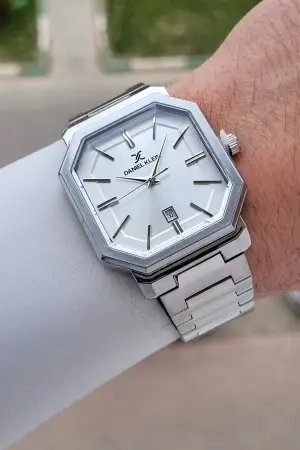 Gümüş Renk Erkek Kol Saati