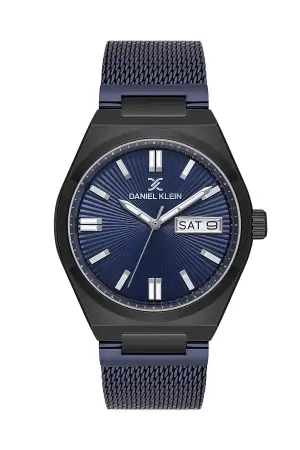 Kasası Siyah Kordonu Lacivert Renk Erkek Kol Saati