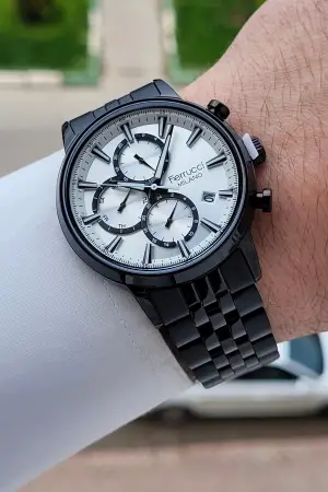 Siyah Renk İç Göstergeleri Aktif 41 Mm Erkek Kol Saati