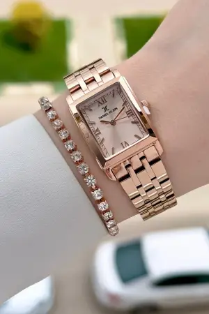 Rose Renk 22 mm Kadın Kol Saati