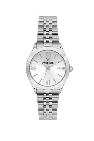 Gümüş Renk 32 Mm Hediye Paketli Kadın Kol Saati
