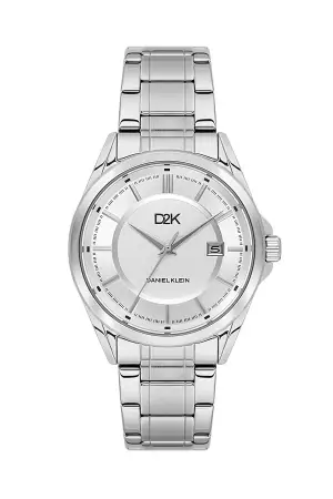 Gümüş Renk 42,5 Mm Hediye Paketli Erkek Kol Saati