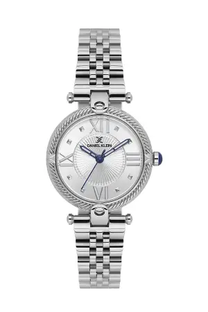 Gümüş Renk 32 Mm Kadın Kol Saati ve Bileklik
