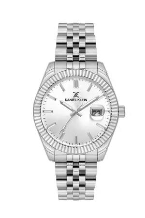 Gümüş Renk Hediye Paketli 42 Mm Erkek Kol Saati