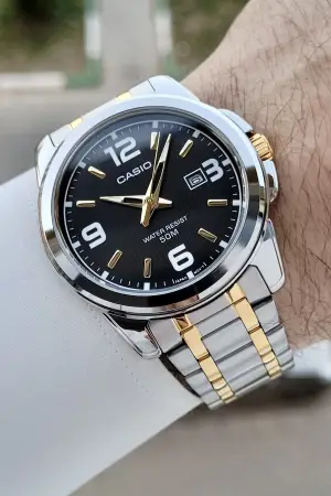 Casio Gold Gümüş Renk Hediye Paketli Erkek Kol Saati