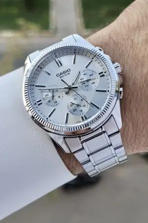 Casio CSISTE126 Gümüş Renk Erkek Kol Saati
