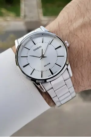 Casio CSISTE101 Gümüş Renk Hediye Paketli Erkek Kol Saati