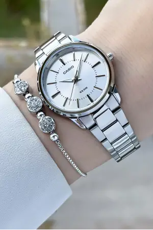Casio CSISTE169 Gümüş Renk Hediye Paketli Kadın Kol Saati