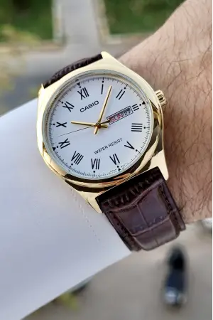 Casio CSISTE118 Kahverengi Renk Erkek Kol Saati