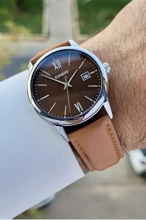 Casio CSISTE123 Kahverengi Renk Erkek Kol Saati