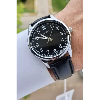 Casio CSISTE12 Kasası Gümüş Kordonu Siyah Renk Hediye Paketli Erkek Kol Saati